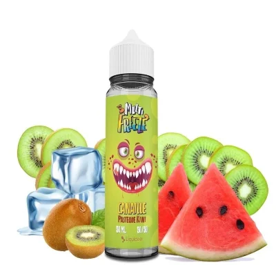 **E-liquide Liquideo 50 ml - Saveur Pastèque Kiwi** Rafraîchissez votre vape avec l'**e-liquide Liquideo 50 ml Saveur Pastèque Kiwi**. Ce mélange vibrant associe la douceur juteuse de la pastèque à l'acidité légèrement exotique du kiwi, créant une expérience de vapotage à la fois fruitée et rafraîchissante. Avec sa base PG/VG parfaitement équilibrée, cet e-liquide offre une vapeur douce et savoureuse, idéale pour ceux qui recherchent un duo fruité et vivifiant. Savourez chaque inhalation comme un festival de fraîcheur estivale !