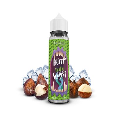 **E-liquide Liquideo 50 ml - Saveur Fruit du Serpent** Explorez l'exotisme avec l'**e-liquide Liquideo 50 ml Saveur Fruit du Serpent**. Inspiré du mystérieux salak, ce fruit tropical offre un mélange unique de saveurs sucrées, acidulées et légèrement épicées, rappelant une combinaison de pomme et de poire avec une touche exotique. Idéal pour ceux en quête d'une expérience de vape originale, cet e-liquide garantit une vapeur douce et intense grâce à sa base PG/VG équilibrée. Laissez-vous séduire par cette découverte venue d'ailleurs !